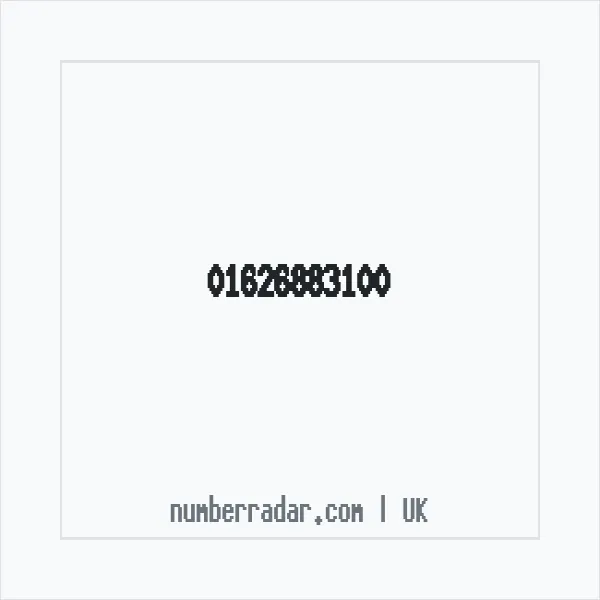 Reverse number check for +44 1626 883100 — who called me?