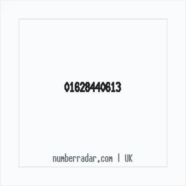 Reverse number check for +44 1628 440613 — who called me?