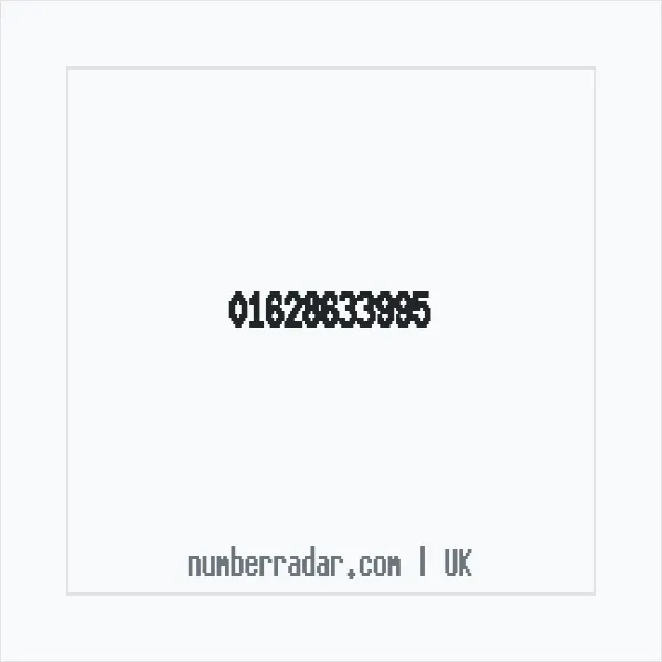 Reverse number check for +44 1628 633995 — who called me?