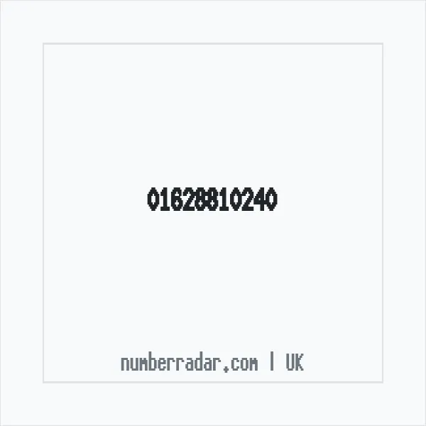 Reverse number check for +44 1628 810240 — who called me?