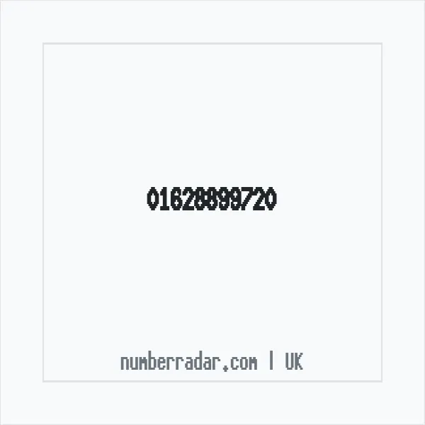 Reverse number check for +44 1628 899720 — who called me?