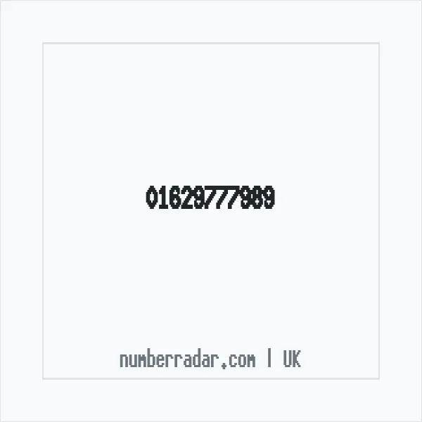 Reverse number check for +44 1629 777989 — who called me?