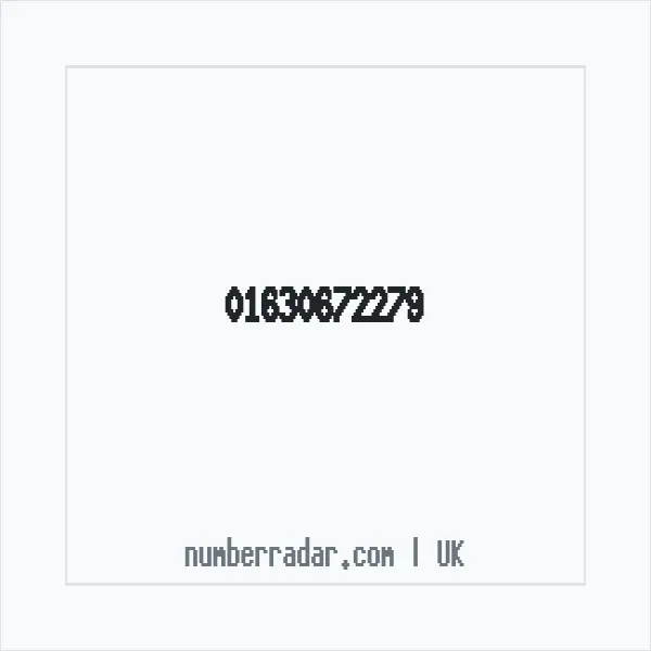 Reverse number check for +44 1630 672279 — who called me?
