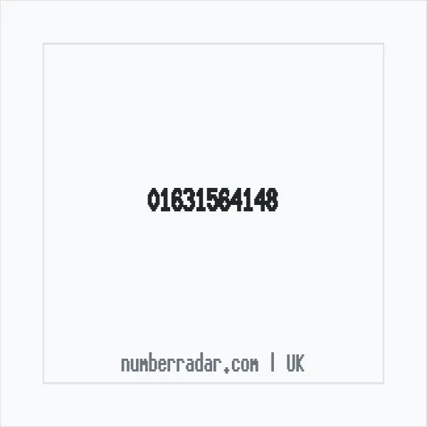 Reverse number check for +44 1631 564148 — who called me?