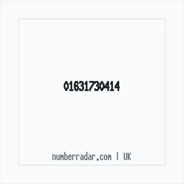 Reverse number check for +44 1631 730414 — who called me?