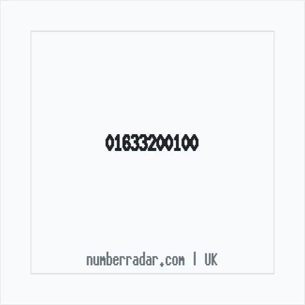 Reverse number check for +44 1633 200100 — who called me?