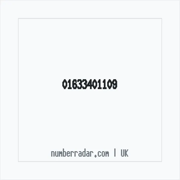 Reverse number check for +44 1633 401109 — who called me?