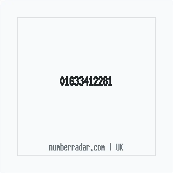 Reverse number check for +44 1633 412281 — who called me?