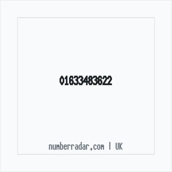 Reverse number check for +44 1633 483622 — who called me?