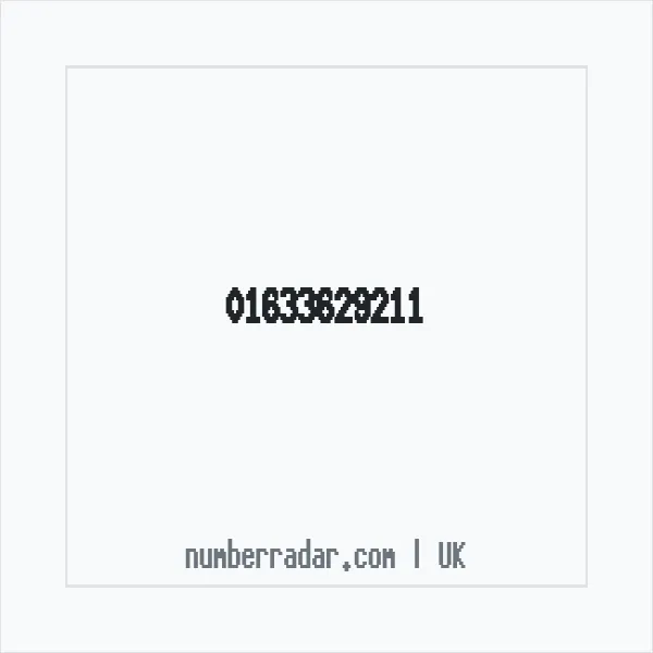 Reverse number check for +44 1633 629211 — who called me?