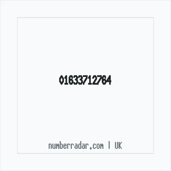 Reverse number check for +44 1633 712764 — who called me?