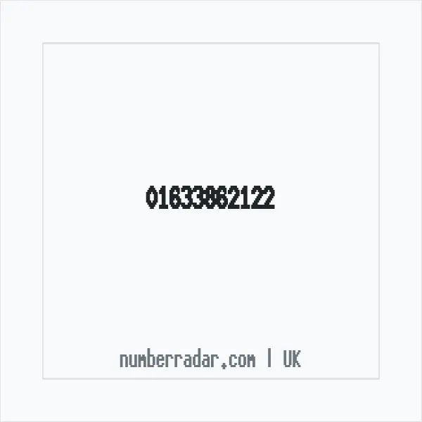 Reverse number check for +44 1633 862122 — who called me?