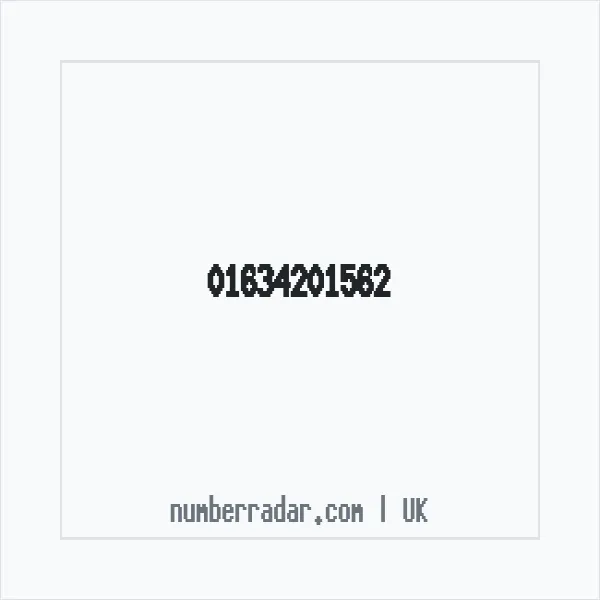 Reverse number check for +44 1634 201562 — who called me?