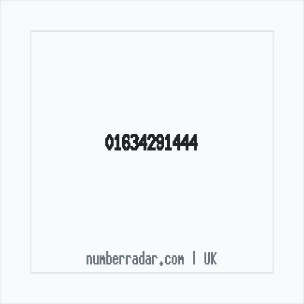 Reverse number check for +44 1634 291444 — who called me?
