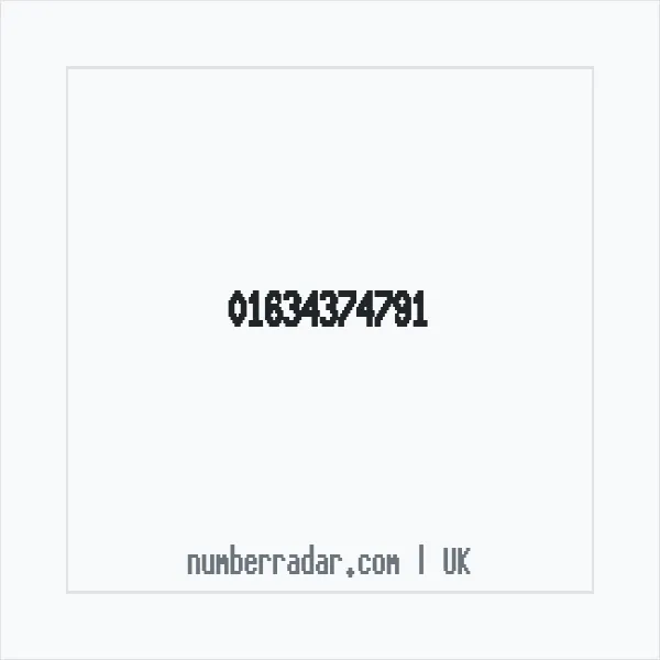 Reverse number check for +44 1634 374791 — who called me?