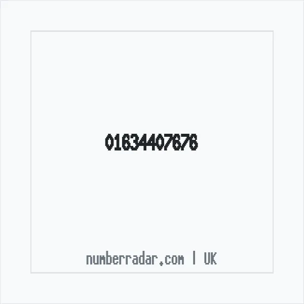 Reverse number check for +44 1634 407676 — who called me?