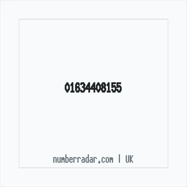 Reverse number check for +44 1634 408155 — who called me?