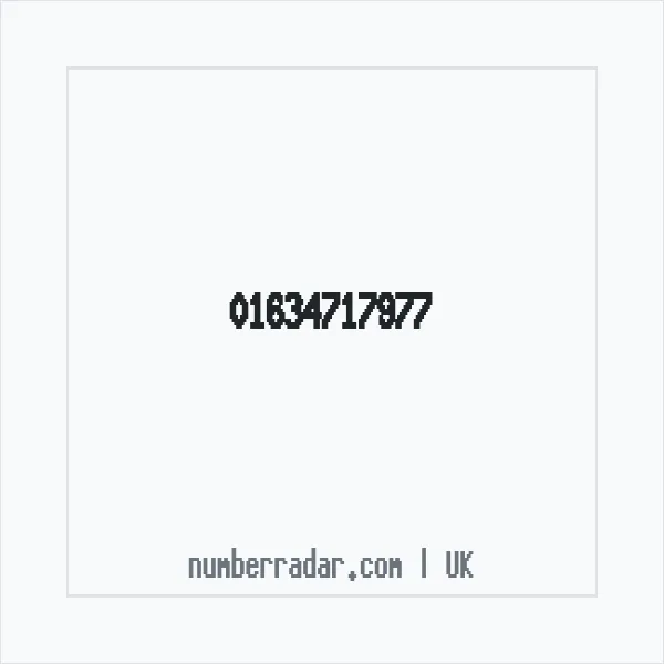 Reverse number check for +44 1634 717977 — who called me?