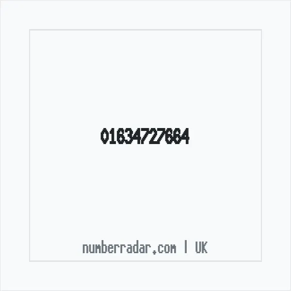 Reverse number check for +44 1634 727664 — who called me?