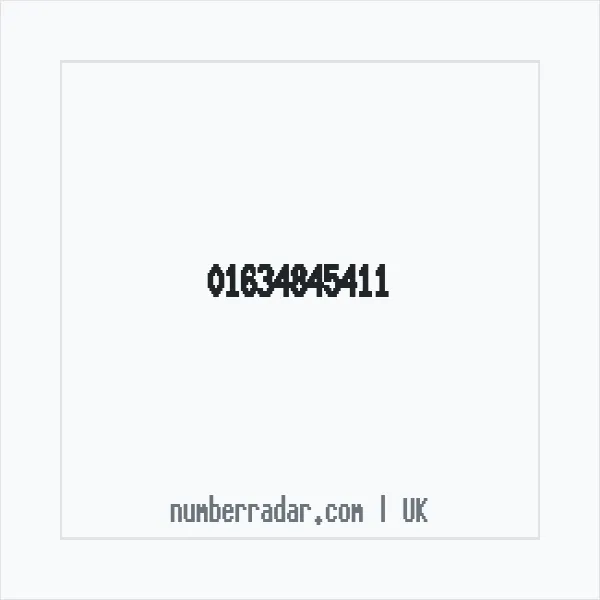 Reverse number check for +44 1634 845411 — who called me?