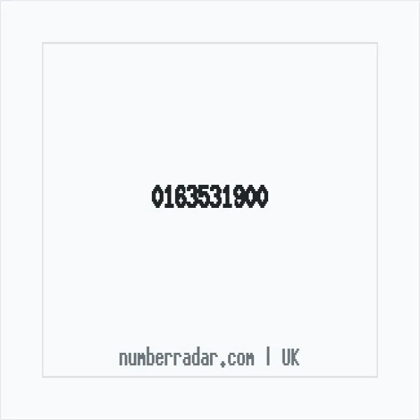 Reverse number check for +44 163531900 — who called me?