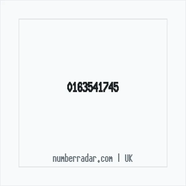 Reverse number check for +44 163541745 — who called me?
