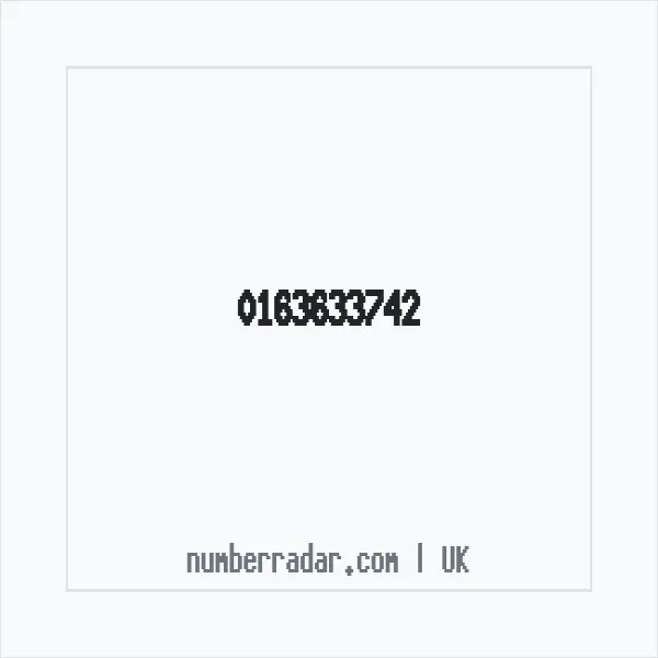 Reverse number check for +44 163633742 — who called me?