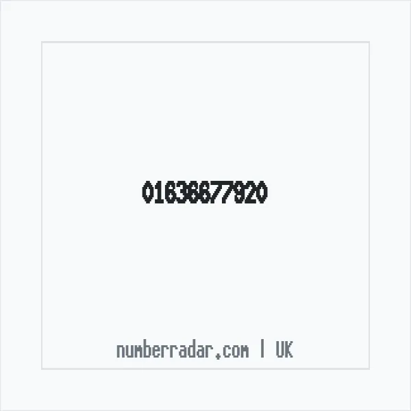 Reverse number check for +44 1636 677920 — who called me?