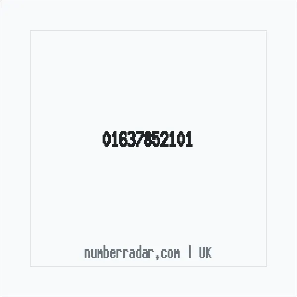 Reverse number check for +44 1637 852101 — who called me?