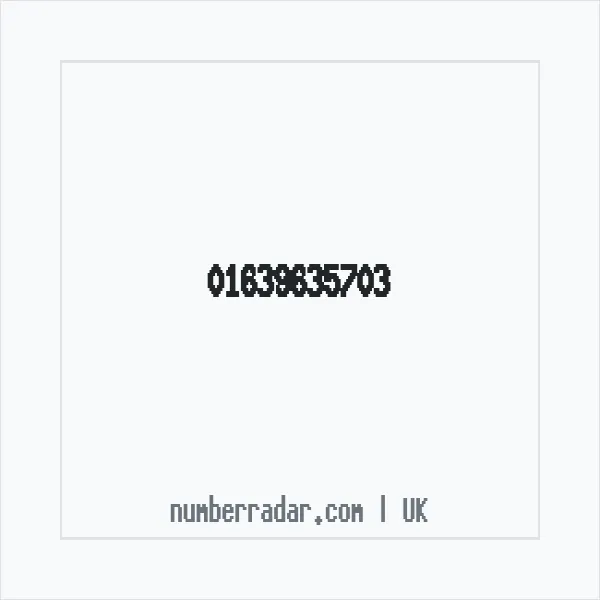 Reverse number check for +44 1639 635703 — who called me?