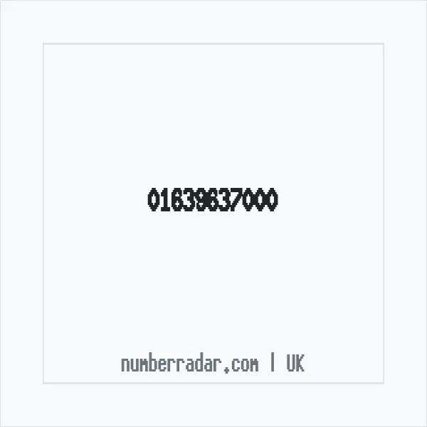 Reverse number check for +44 1639 637000 — who called me?