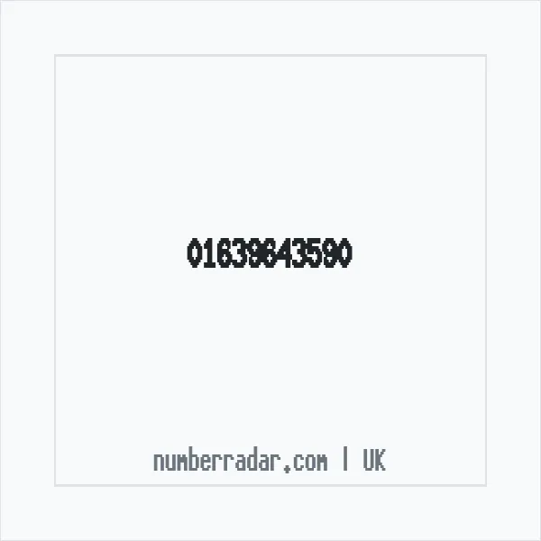 Reverse number check for +44 1639 643590 — who called me?