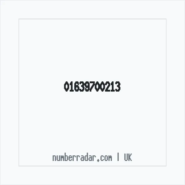 Reverse number check for +44 1639 700213 — who called me?