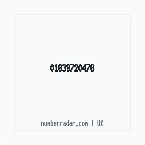 Reverse number check for +44 1639 720476 — who called me?