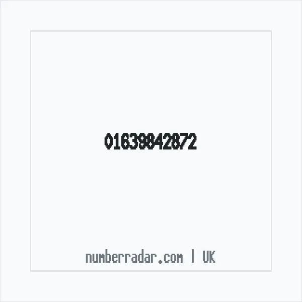 Reverse number check for +44 1639 842872 — who called me?