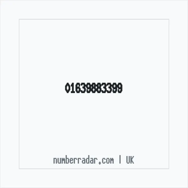 Reverse number check for +44 1639 883399 — who called me?