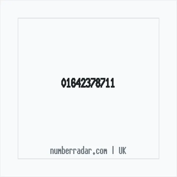 Reverse number check for +44 1642 378711 — who called me?