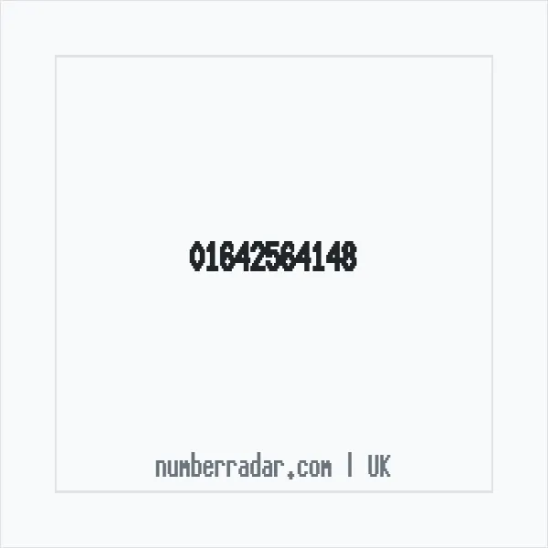 Reverse number check for +44 1642 564148 — who called me?