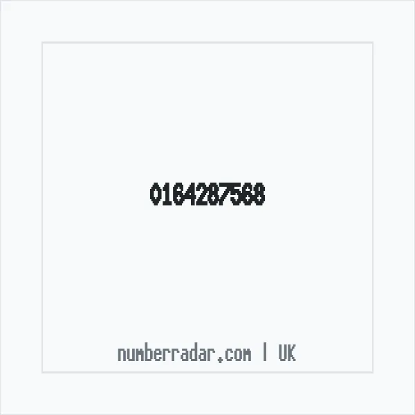 Reverse number check for +44 164287568 — who called me?