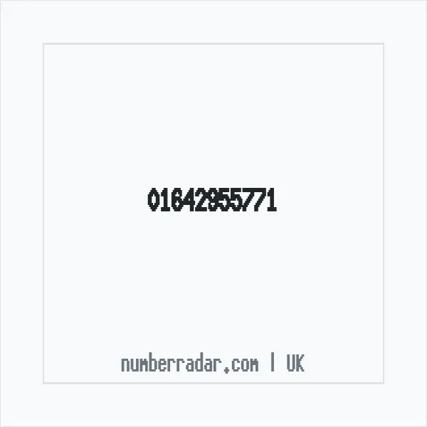 Reverse number check for +44 1642 955771 — who called me?