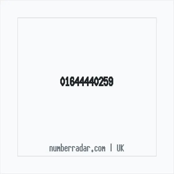 Reverse number check for +44 1644 440259 — who called me?