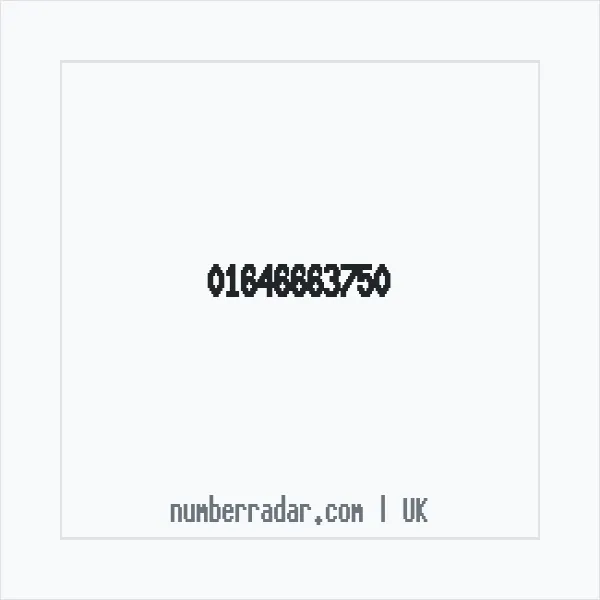 Reverse number check for +44 1646 663750 — who called me?