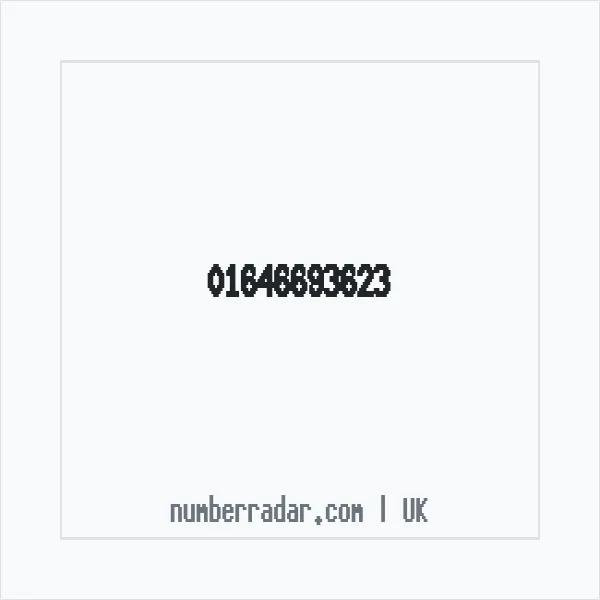 Reverse number check for +44 1646 693623 — who called me?