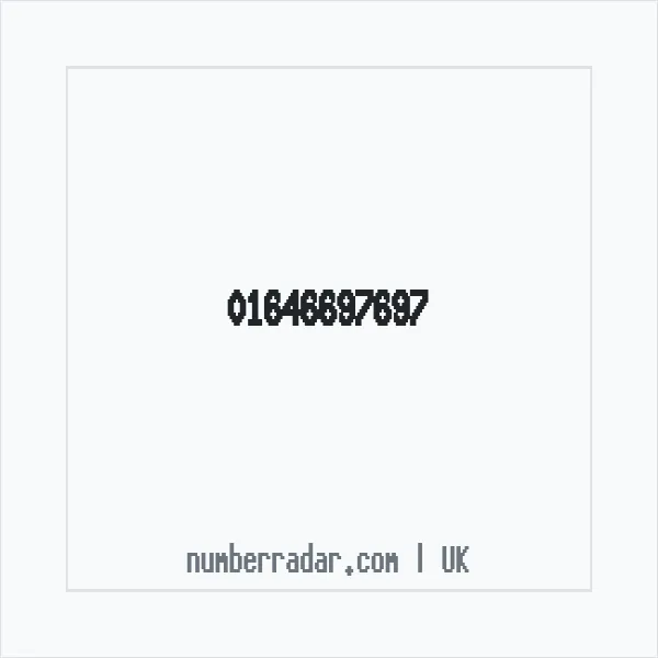 Reverse number check for +44 1646 697697 — who called me?