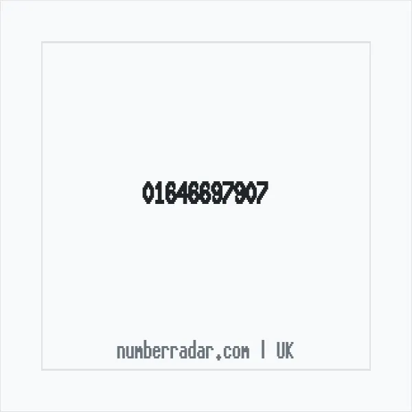 Reverse number check for +44 1646 697907 — who called me?