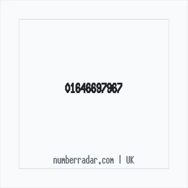 Reverse number check for +44 1646 697967 — who called me?
