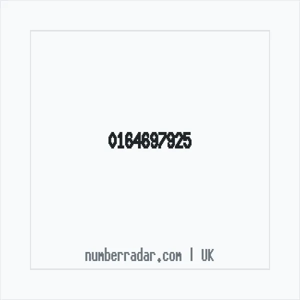 Reverse number check for +44 164697925 — who called me?