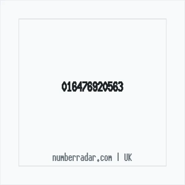 Reverse number check for +44 (1647) 692-056 — who called me?