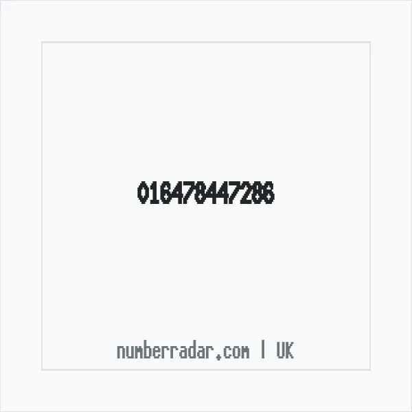 Reverse number check for +44 (1647) 844-728 — who called me?