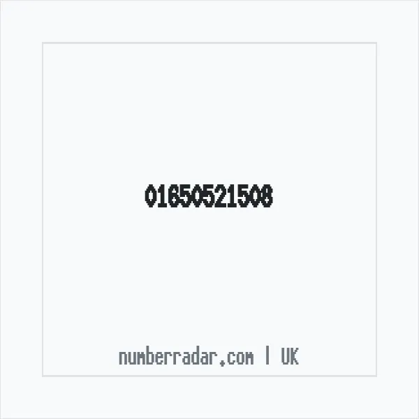 Reverse number check for +44 1650 521508 — who called me?